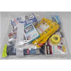 BAG OF ASST INCL BREATH RIGHT STRIPS, NEILMED