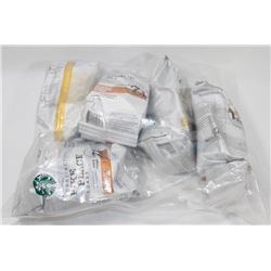 BAG OF ASSORTED STARBUCKS GROUND COFFEE