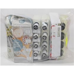 BAG OF ASST POPCORN SEASONING, SEA SALT, AND MORE