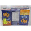 Image 1 : LOT OF 9 ASSORTED BOXES FOR KRAFT DINNER