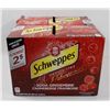 Image 1 : LOT OF 2 CASES OF 12 SCHWEPPES CRANBERRY GINGER