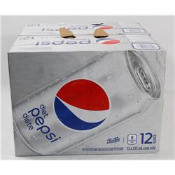 LOT OF 2 CASES OF 12 DIET PEPSI
