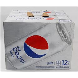 LOT OF 2 CASES OF 12 DIET PEPSI