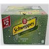 Image 1 : LOT OF 2 CASES OF 12 SCHWEPPES GINGER ALE