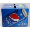 Image 1 : LOT OF 2 CASES OF 12 CANS PEPSI