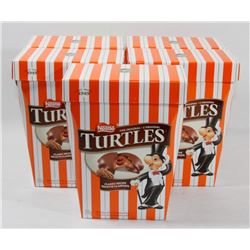 LOT  OF 5 BOXES TURTLES , 350G