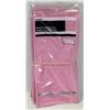 Image 1 : 6 LIGHT PINK PLASTIC TABLE COVERS