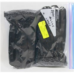 NEW PACK OF 2 MENS LEATHER GLOVES SIZE LARGE