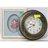 Image 1 : PORT WALL CLOCK SOLD WITH SHELL SHADOW BOX
