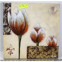 TULIP CANVAS PRINT, 16X16"