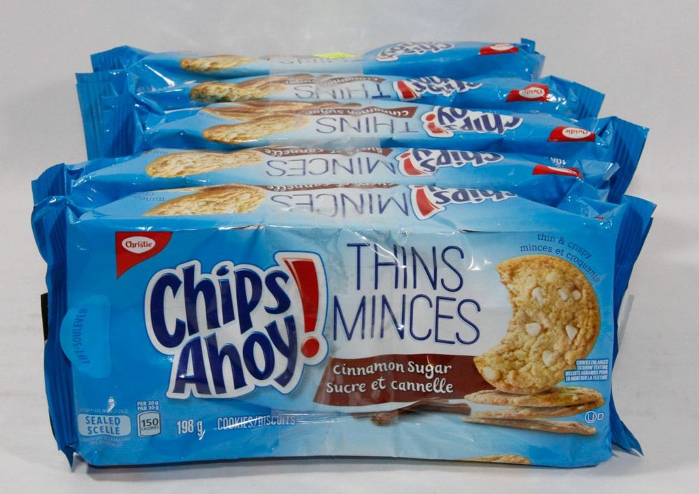 5 PACKS OF CHIPS AHOY CINNAMON SUGAR COOKIES