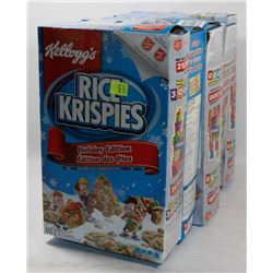 5 BOXES OF RICE KRISPIES CEREAL