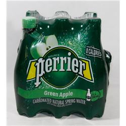 CASE OF PERRIER GREEN APPLE WATER