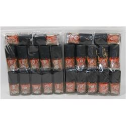 LOT OF 24 BOTTLES OF NAIL POLISH