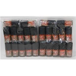 LOT OF 24 BOTTLES OF NAIL POLISH