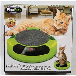 NEW FELINE FRENZY CAT TOY WITH BUILT IN SCRATCH