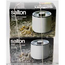 LOT OF TWO SALTON SONIC JEWELRY CLEANERS