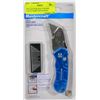 Image 1 : NEW MASTERCRAFT FOLDING UTILITY KNIFE WITH EXTRA