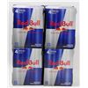 Image 1 : LOT OF 4 PACK OF 4 CANS OF RED BULL