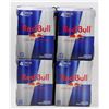 Image 1 : LOT OF 4 PACK OF 4 CANS OF RED BULL