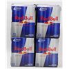 Image 1 : LOT OF 4 PACK OF 4 CANS OF RED BULL