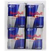 Image 1 : LOT OF 4 PACK OF 4 CANS OF RED BULL