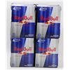 Image 1 : LOT OF 4 PACK OF 4 CANS OF RED BULL