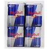 Image 1 : LOT OF 4 PACK OF 4 CANS OF RED BULL