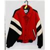 Image 1 : NEW MENS SZ M RED, WHITE & BLACK BOMBER STYLE