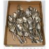 Image 1 : FLAT OF VINTAGE SILVER PLATE CUTLERY