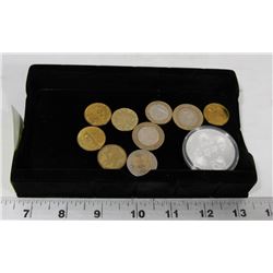 FLAT OF DIFFERENT COLLECTIBLES COINS