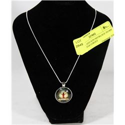 FATHER AND SON NECKLACE TO MY SON NEVER FORGET