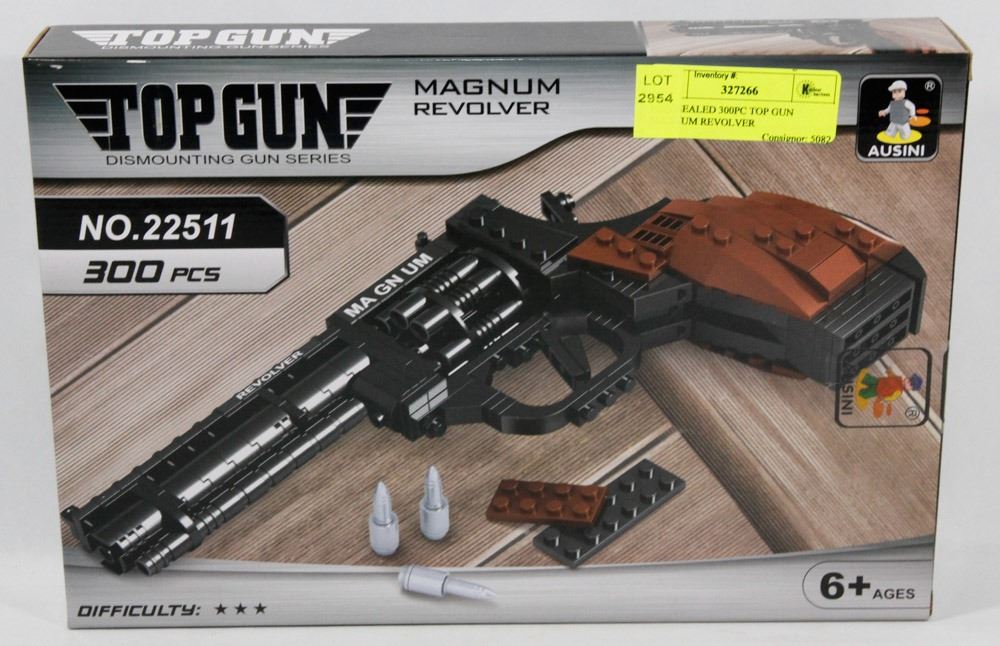 NEW SEALED 300PC TOP GUN MAGNUM REVOLVER