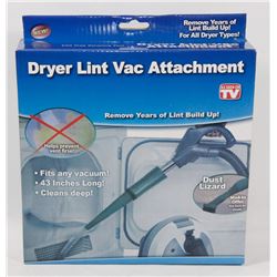 NEW DRYER LINT VAC ATTACHMENT