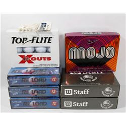 FLAT OF SEALED GOLF BALLS