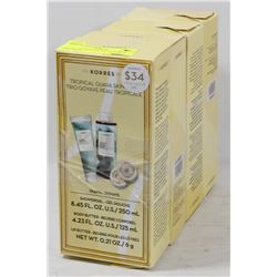 LOT OF 4 TROPICAL GUAVA SKIN TRIO SETS