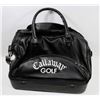Image 1 : CALLAWAY CARRY-ALL LEATHER GOLF BAG.