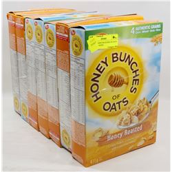 LOT OF 7 HONEYBUNCHES OF OATS, HONEY ROASTED