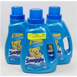 LOT OF 3 SNUGGLE FABRIC SOFTENER 1.47L
