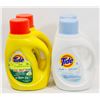 Image 1 : LOT OF 4 ASSORTED TIDE DETERGENT 1.18L