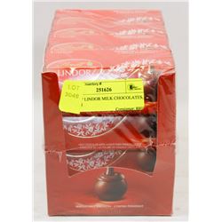 BOX OF LINDOR MILK CHOCOLATES, 16X36G
