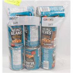 BAG OF HEINZ BEAN CANS