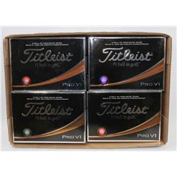 FLAT OF TITLEIST PRO V1 RECLAIMED GOLF BALLS.