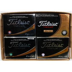 FLAT OF TITLEIST PRO V1 RECLAIMED GOLF BALLS.