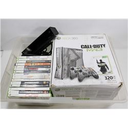 LOT OF XBOX 360 CALL OF DUTY EDITION WITH KINECT