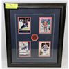 Image 1 : FRAMED HOCKEY CARDS INCLUDING WAYNE GRETZKY,