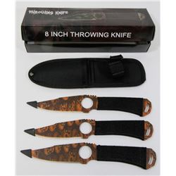 NEW 8" KNIFE SET (3PCS)