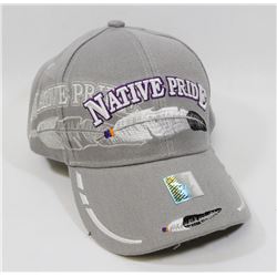 NEW "NATIVE PRIDE" ADJUSTABLE BALL CAP