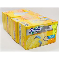 4 BOXES OF SWIFFER DUSTER REFILLS-6 PER BOX