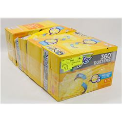 4 BOXES OF SWIFFER 360 DUSTER REFILLS-6 PER BOX